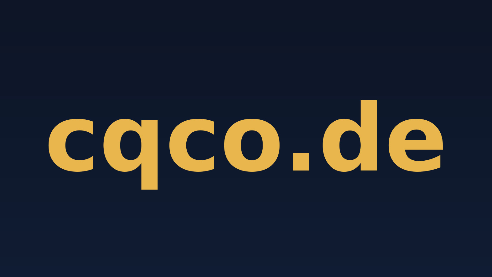 cqco.de – Domain zu verkaufen